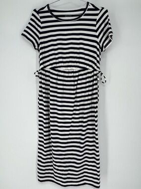 ISABEL MATERNITY by Ingrid & Isabel  Black & White Striped Dress